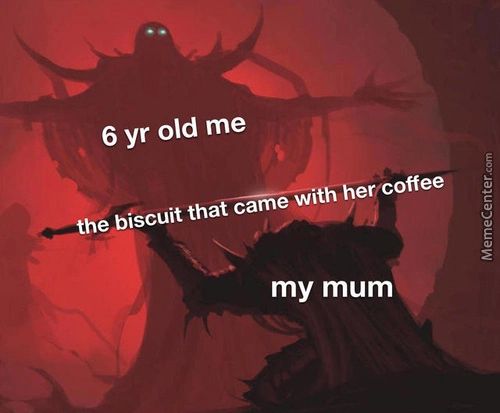 6 Yr Old Me
The Biscuit That Came With Her Coffee
My Mum
